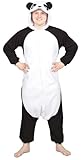 Kigs Adult Panda Costume - Kigurumi Onesie Pyjamas; One Size