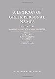 A lexicon of Greek personal names