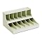 Bill Strap/Coin Wrapper Rack, 12 Compartments, 10-5/8"x8-5/16"x5-3/8", Putty MMF210470289