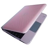 Premium PINK Soft Silicone Skin Case for Dell 10/10V Netbook Series + Fishbone Style Keychain (Netbook Skin Case Only, Notebook Not Included)