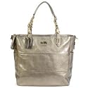 Authentic Coach Tribeca Metallic Patent Leather X-Large Tote Handbag Satchel- 14125 B4/AD