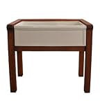 Herbeau 570163 Ash Wood with Antique Stain Wooden Stand for Farmhouse