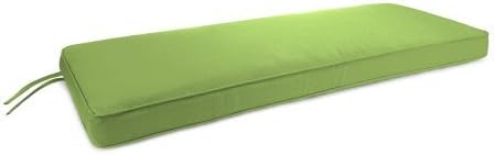 Jordan Manufacturing Outdoor Patio Boxed Bench Pad, Gingko| Boxed-Style Bench Cushion Outdoor Patio Boxed Bench Pad, Gingko| Boxed-Style Bench Cushion