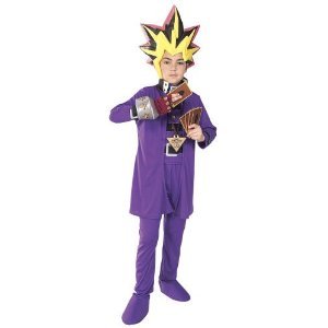 (38837) Child Large (Size 12-14, 8-10 Yrs) Deluxe Yu-Gi-Oh (Glove/Necklace/Cards Not Included)