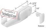 Sliding Shower Door Bottom Guide for Kinkead and Sterling Shower Doors - Package