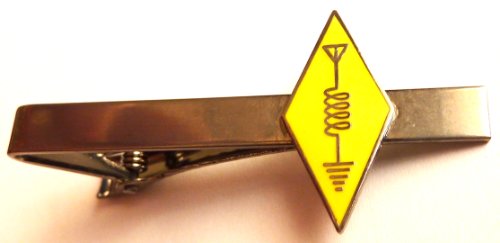 HAM Amateur Radio International Logo Tie Bar Clip