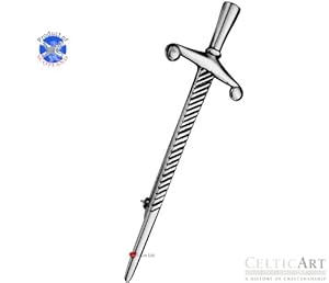 Celtic Art Sterling Silver Kilt Pin (KP008)