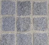 グレー御影石　半ピンコロ石材（27個入り） ガーデニング舗石