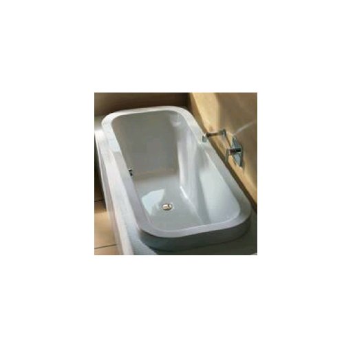 Duravit Happy Bathtub Whirlpool Tub White
