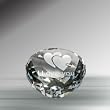 Crystal Heart with "I Love You" Engraving. #420-C