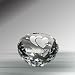 Crystal Heart with "I Love You" Engraving. #420-C