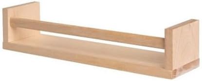 Ikea 6 Wooden Spice Rack Nursery Book Holder Bath Kitchen Storage Shelf