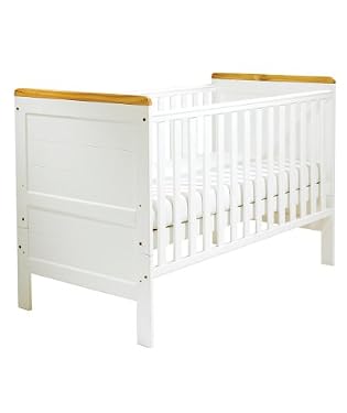 east coast colby cot bed - white