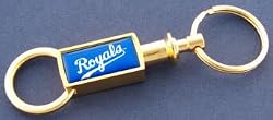 Kansas City Royals Gold Tone Valet Keychain