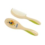 Baby Care Soft Hair Brush & Comb Set - Cream Colour (for 6 months +)