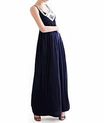 Polyester/Spandex Sequined Maxi Dress 
