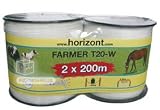 Eigenschaften Horizont  / Horizont Band 20 mm Weiss Doppelpack