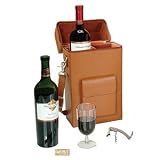 Royce Leather Connoisseur Wine Carrier (Tan)