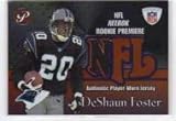 2002 Topps Pristine Rookie Premiere Jerseys #RPD-DF DeShaun Foster - Carolina Panthers (Piece of Authentic Game-Worn Jersey) (Football Cards)
