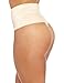 Rago Women's Wide Band Thong Panty, Beige, Small (26)