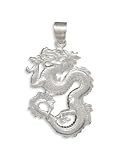 Diamond Cut Dragon Pendant