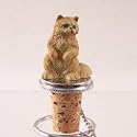 Red Persian Cat Wine Bottle Stopper CTB09