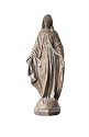 Madonna Garden Statue with Weathered Patina Finish From CBK Home Garden Designs