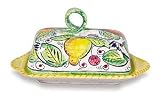 Handmade Frutta Mista Butterdish From Italy
