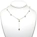 HinsonGayle AAA Premium Round 6.5-7.0mm White Cultured Pearl Tin Cup Necklace (18K Yellow Gold)