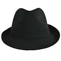 Classic Johnny Depp Black Fedora Hat