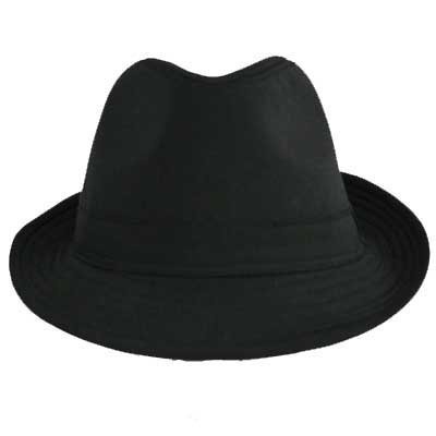 Classic Johnny Depp Black Fedora Hat
