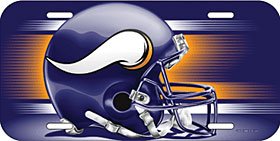 Minnesota Vikings Plastic License Plate