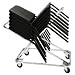 Music Chair Storage Dolly - Chrome Plated Steel (Chrome) (41.5H x 24W x 45D)
