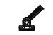 Black Flag Pole Mounting Bracket - Adjustable
