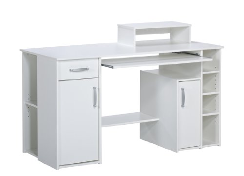 Maja 19295535 Computertisch 1.390 x 915 x 600 mm, wei&szlig; uni