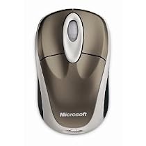 Microsoft Wireless Notebook Optical Mouse 3000 - Milk Chocolate