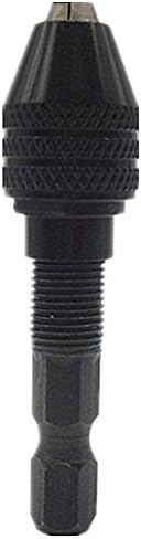 Drmus Keyless Chuck Conversion Tool 1/4 Inch Hex Shank for Power Impact Driver