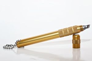 GOLD Golf Club Groove Sharpener by VersaGolf - Clean, Re-groove Tool - Made in USA