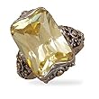 Sterling Silver and Citrine Ring