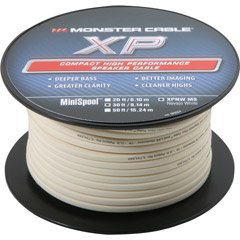 Monster XP Navajo White - Compact Speaker Cable MKII - 50 ft. mini spool - 15.24 m.