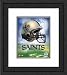 Framed Helmet Logo New Orleans Saints Photograph
