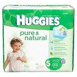 Huggies Pure & Natural Diapers Jumbo Pack Size 5 20ct.