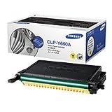 Samsung CLP-Y660A Yellow Toner Cartidge for CLP-610/660 Series and CLX-6200FX Series Printers