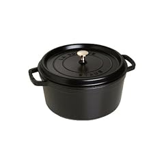 Staub 1102825 Cocotte / Br�ter rund 28cm, schwarz