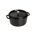 Staub 1102825 Cocotte / Br�ter rund 28cm, schwarz