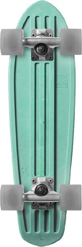 Globe Bantam Retro Ripper Complete Skateboard - Mint/Raw/Gray