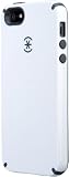 Speck Products CandyShell Glossy Case for iPhone 5 - Retail Packaging - White/Charcoal Grey