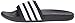 adidas Men's Adilette Comfort Slides Sandals, Black/White, 8
