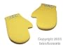 Child's Pokeman Pikachu Costume Gloves