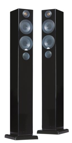 Monitor Audio Radius 270 RAD270BL Narrow-Profile Floorstanding Speakers (Pair, Black)